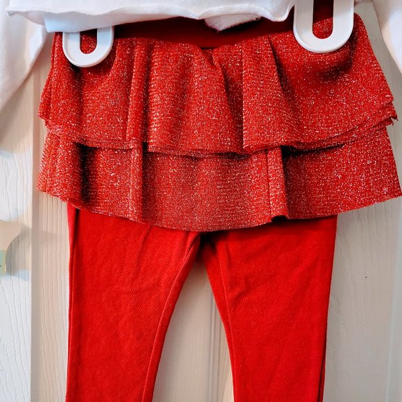 NWT Candy Canes "Sweet" Christmas/Holiday Two Piece w/Matching Socks-Sz 6 mos! - Picture 11 of 15
